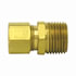 Tectran 68-5B Air Brake Air Line Fitting Compression Fitting - Brass, 5/16 in. Tube, 1/4 in. Thread, Male Connector