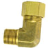 69-12D by TECTRAN - Compression Fitting - Brass, 3/4 - in. Tube, 1/2 - in. Thread, Male Elbow