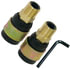 70-31403 by TECTRAN - Air Brake Air Hose End Fitting Kit - 1/2 in. NPT, 2 Swivel Ends and 1 Hex Wrench