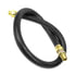 21299 by TECTRAN - 36" Single Swivel End Air Brake Hose Assembly, 1/2" Hose ID, 3/8" End Fittings