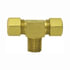 72-4B by TECTRAN - Compression Fitting - Brass, 1/4 in. Tube, 1/4 in. Thread, Male Branch Tee