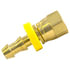 738-44 by TECTRAN - Air Tool Hose Barb - Brass, 1/4 in. Hose I.D, 1/4 in. Tube, Female Pipe Swivel