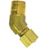 74-6B by TECTRAN - Compression Fitting - Brass, 3/8 in. Tube, 1/4 in. Thread, 45 deg. Elbow