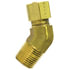 74-8D by TECTRAN - Compression Fitting - Brass, 1/2 in. Tube, 1/2 in. Thread, 45 deg. Elbow