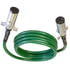 7AAB102MW by TECTRAN - ARTICFLEX 7-Way ABS Duty Straight Cable, Green, 10 ft., Metal Plugs, WeatherSeal