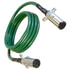 7AAB122MW by TECTRAN - ARTICFLEX 7-Way ABS Duty Straight Cable, Green, 12 ft., Metal Plugs, WeatherSeal