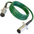 7AAB122MW by TECTRAN - ARTICFLEX 7-Way ABS Duty Straight Cable, Green, 12 ft., Metal Plugs, WeatherSeal