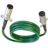 7AAB122MW by TECTRAN - ARTICFLEX 7-Way ABS Duty Straight Cable, Green, 12 ft., Metal Plugs, WeatherSeal