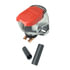 38040 by TECTRAN - Single Pole Socket - Dual Pole, Horizontal, with Red Lid Cover