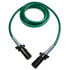 7AAB122PG by TECTRAN - ARTICFLEX 7-Way ABS Duty Straight Cable, Green, 12 ft., Poly Plugs, Spring Guards