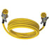 7AEB122EW by TECTRAN - Trailer Power Cable - 12 ft., 7-Way, Straight, Auxiliary, Yellow, with WeatherSeal