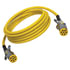 7AEB122EW by TECTRAN - Trailer Power Cable - 12 ft., 7-Way, Straight, Auxiliary, Yellow, with WeatherSeal