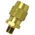 84024 by TECTRAN - Air Brake Air Line Fitting - Brass, 3/8 in. I.D Hose, without Spring Guard