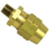 84024 by TECTRAN - Air Brake Air Line Fitting - Brass, 3/8 in. I.D Hose, without Spring Guard