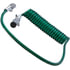 7ATG542MG by TECTRAN - Trailer Power Cable - 15 ft., 7-Way, Powercoil, ABS, Green, with Spring Guards