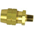 84024 by TECTRAN - Air Brake Air Line Fitting - Brass, 3/8 in. I.D Hose, without Spring Guard