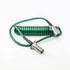 Tectran 7ATG542MW Trailer Power Cable 15 ft. Green ABS Duty Powercoil, 48” x 12” Leads, 2 Plugs with WeatherSeal™