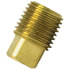 88070 by TECTRAN - Air Brake Pipe Head Plug - Brass, 3/8 in. Pipe Thread Size, Square Head Plug