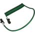 7ATG542PG by TECTRAN - Trailer Power Cable - 15 ft., 7-Way, Powercoil, ABS, Green, with Poly Plugs