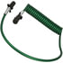 7ATG542PG by TECTRAN - Trailer Power Cable - 15 ft., 7-Way, Powercoil, ABS, Green, with Poly Plugs