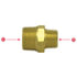 88182 by TECTRAN - Air Brake Reduction Nipple - Brass, 1/4 in. Pipe Thread A, 1/4 in. Pipe Thread B