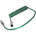 7ATG612MW by TECTRAN - Trailer Power Cable - 20 ft., 7-Way, Powercoil, ABS, Green, with WeatherSeal