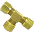 85024 by TECTRAN - Air Brake Air Line Union - Brass, 1/4 in. Tube Size