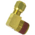 85070 by TECTRAN - DOT 90-Deg Male Elbow Ferrule Fitting, 1/4" Tube Size, 3/8" Pipe Thread Size