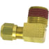 85070 by TECTRAN - DOT 90-Deg Male Elbow Ferrule Fitting, 1/4" Tube Size, 3/8" Pipe Thread Size