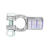 Tectran 34121 Battery Terminal Battery Terminal - 3/0 Gauge, Purple, Positive, Straight Clamp, Crimpable