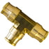 87040 by TECTRAN - Air Brake Air Line Union - Brass, 3/8 in. Tube Size, Push-Lock