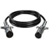 7SAB152MG by TECTRAN - Trailer Power Cable - 15 ft., 7-Way, Straight, Light Duty, Black, with Spring Guards
