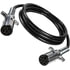 7SAB152MG by TECTRAN - Trailer Power Cable - 15 ft., 7-Way, Straight, Light Duty, Black, with Spring Guards