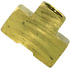 88014 by TECTRAN - Air Brake Pipe Tee - Brass, 1/2 inches Pipe Thread, Extruded