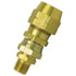 84035 by TECTRAN - Air Brake Air Line Fitting - Brass, 3/8 in. Hose I.D, Swivel Type, D.O.T