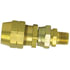 84035 by TECTRAN - Air Brake Air Line Fitting - Brass, 3/8 in. Hose I.D, Swivel Type, D.O.T