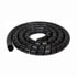 Tectran 804SPR-Q Spiral Wrap UV-Resistant Black Spiral Wrap, 25 ft. Length, 1/4 in. Inside Diameter