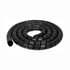 Tectran 806SPR-Q Spiral Wrap UV-Resistant Black Spiral Wrap, 25 ft. Length, 3/8 in. Inside Diameter