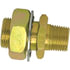 84060 by TECTRAN - Air Brake Frame Coupling - Brass, 2.9 in. O.A.L, 1/2 in. Male, 1/4 in. Female