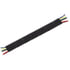 808S by TECTRAN - Wire Loom - 1100 ft., Black, 1/2 inches I.D, Polyethylene, Split Type