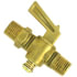 90031 by TECTRAN - Air Brake Air Shut-Off Petcock - Brass, 1/4/ in. Thread, Male Pipe to Male Pipe