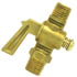 90031 by TECTRAN - Air Brake Air Shut-Off Petcock - Brass, 1/4/ in. Thread, Male Pipe to Male Pipe