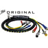 22040 by TECTRAN - Air Brake Hose and Power Cable Assembly - 15 ft., 4-in-1 Auxiliary, Black Hose