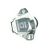 38076 by TECTRAN - 7-Way SAE Bull Nose Trailer Receptacle Socket, Split Pins, Screw Terminals