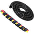 848SPR-16 by TECTRAN - Spiral Wrap - 16 ft., 3 in. I.D, for Multiple Hoses and/or Cables, Hydraulic Hoses