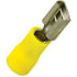 42265 by TECTRAN - Female Terminal - Yellow, 12-10 Wire Gauge, Vinyl, Quick Disconnect