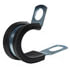 Tectran 900R-40 Air Brake Hose and Power Cable Clamp Rubber Covered Tube Clamp, 5/8" Width, 2.5" Clamping Diameter, 3/8"