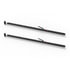 080-01031 by TRAMEC SLOAN - Cargo Bar - SL-30 Series, 84 Inch-114 Inch Fixed Foot And F-Track End-Black Powder Coat