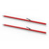 080-01042 by TRAMEC SLOAN - Cargo Bar - SL-30 Series, 84 Inch-114 Inch F-Track Ends -Red Powder Coat