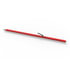 080-01042 by TRAMEC SLOAN - Cargo Bar - SL-30 Series, 84 Inch-114 Inch F-Track Ends -Red Powder Coat